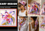 create customized scarf, bandana and hijab designs